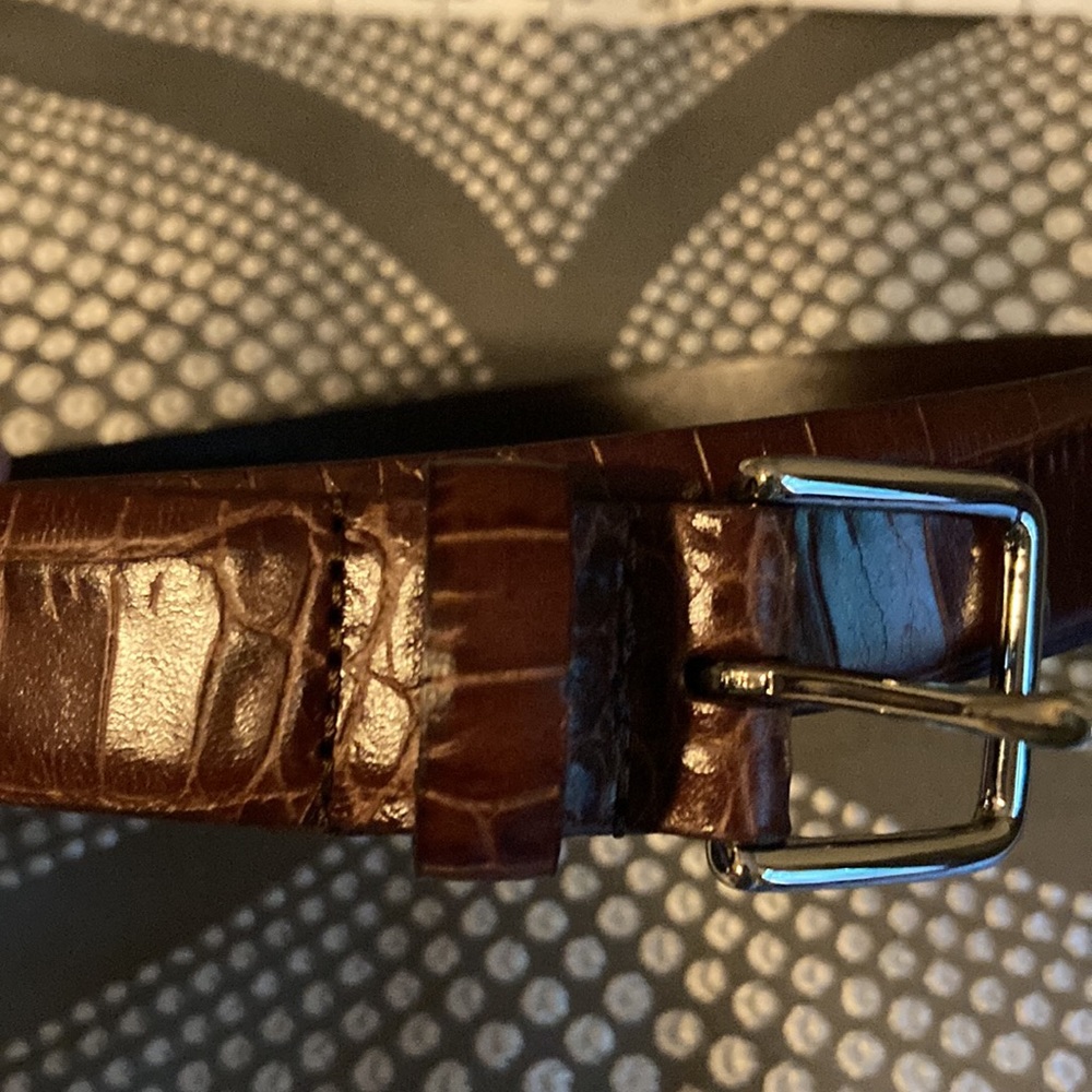 new brown COACH belt